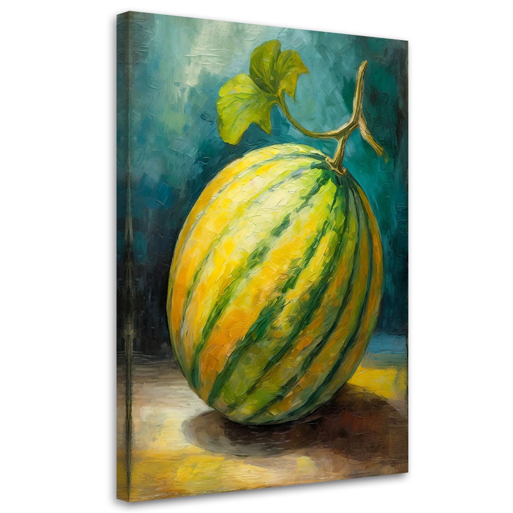Obraz na płótnie, Melon owoc 60x90