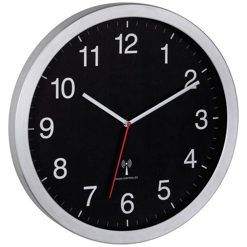 Montre Bracelet Eurotime Radiopilotée Noire - 40 Mm - Plastique - Neuf Avec étiquettes