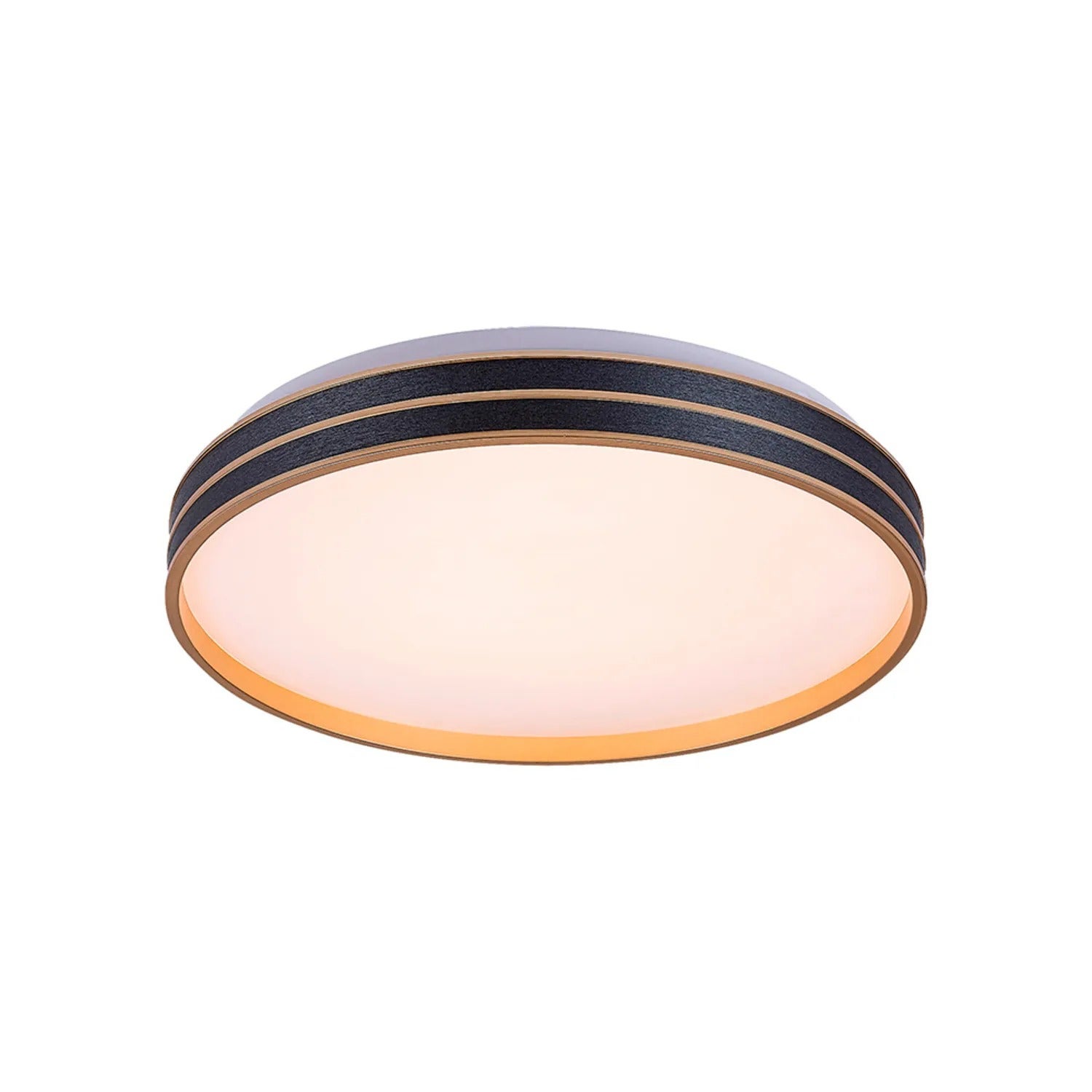 Plafon okrągły Gandor LED 24W Odcienie bieli 1850lm czarno-biały wym:7,5x39x39cm IP20 Rabalux