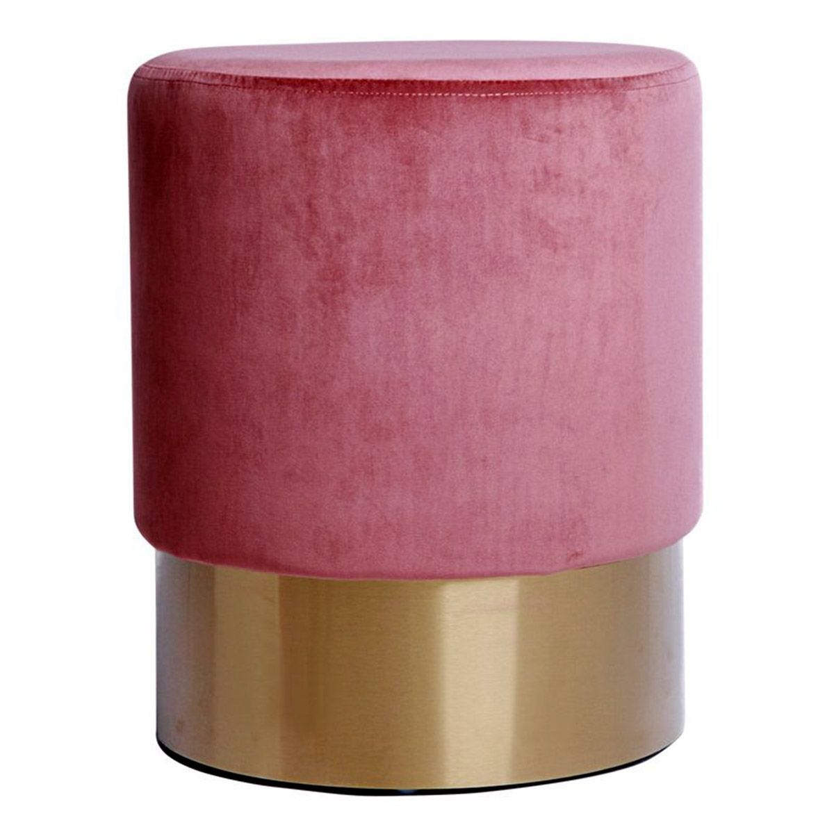 Pouf Ronde Rose Pouf Rond Design