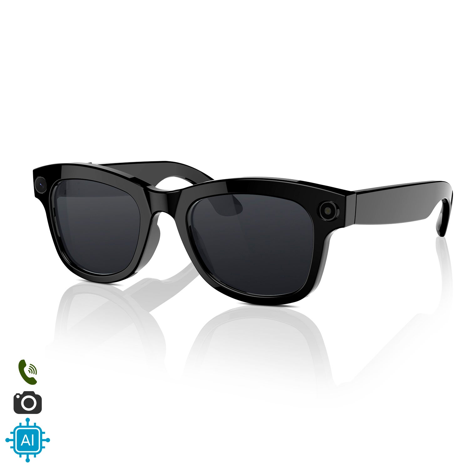 Gafas inteligentes M01, cámara integrada, control de música