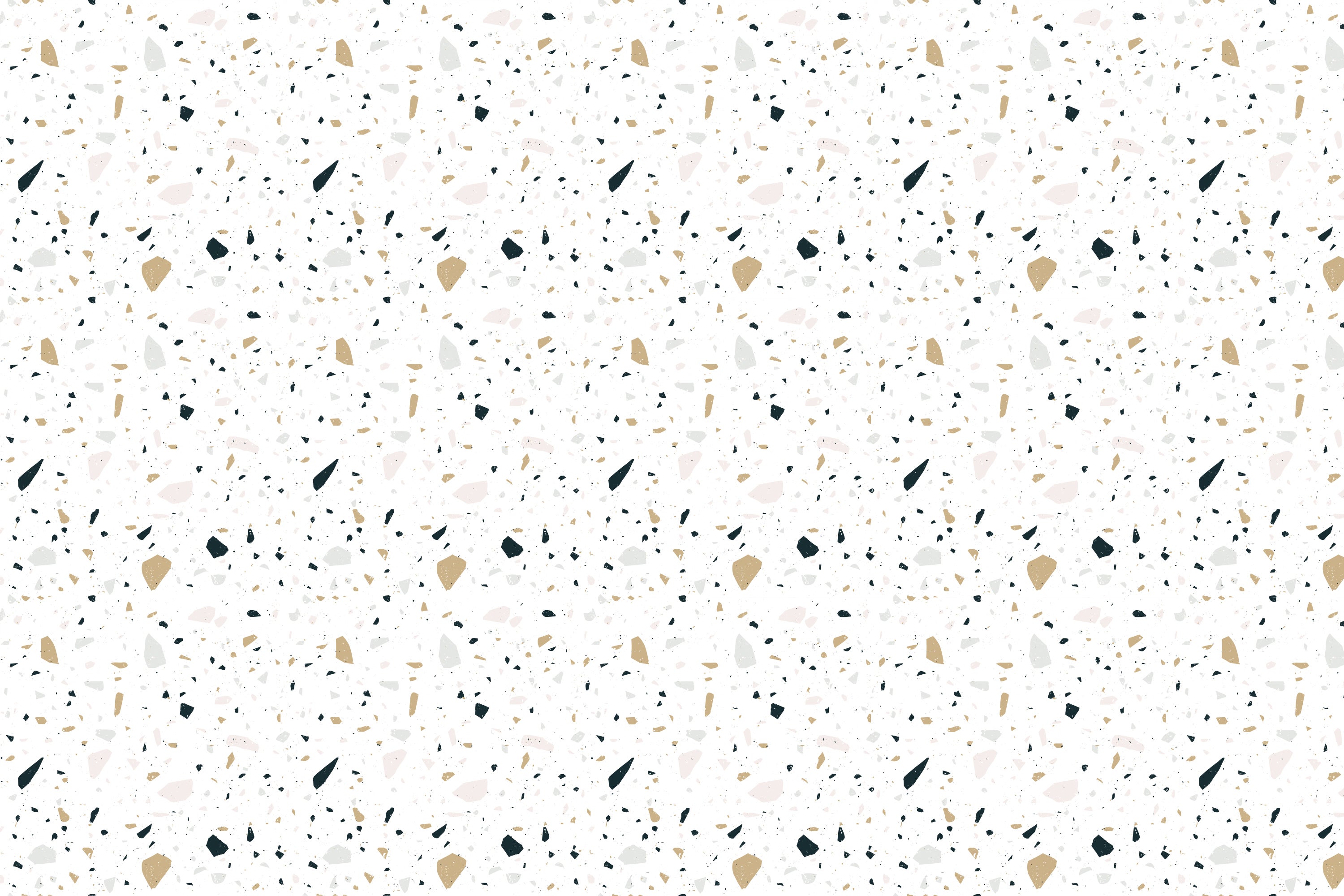Dywan winylowy Terrazzo Aquiles 200x300 cm - antypoślizgowa wykładzina PVC z gładkim nadrukiem, winylowa wykładzina do kuchni lub salonu, zmywalna