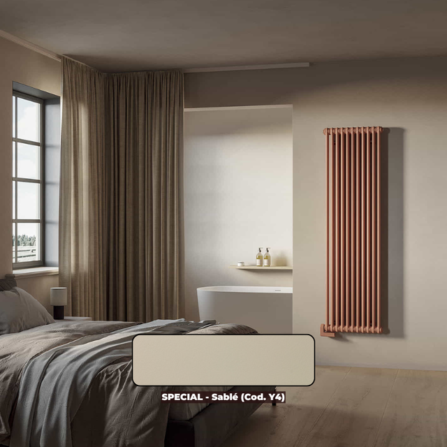 Radiateur decoratif électrique TESI VERTICAL 1000W sable - IRSAP - RT2180009Y4A4FRN