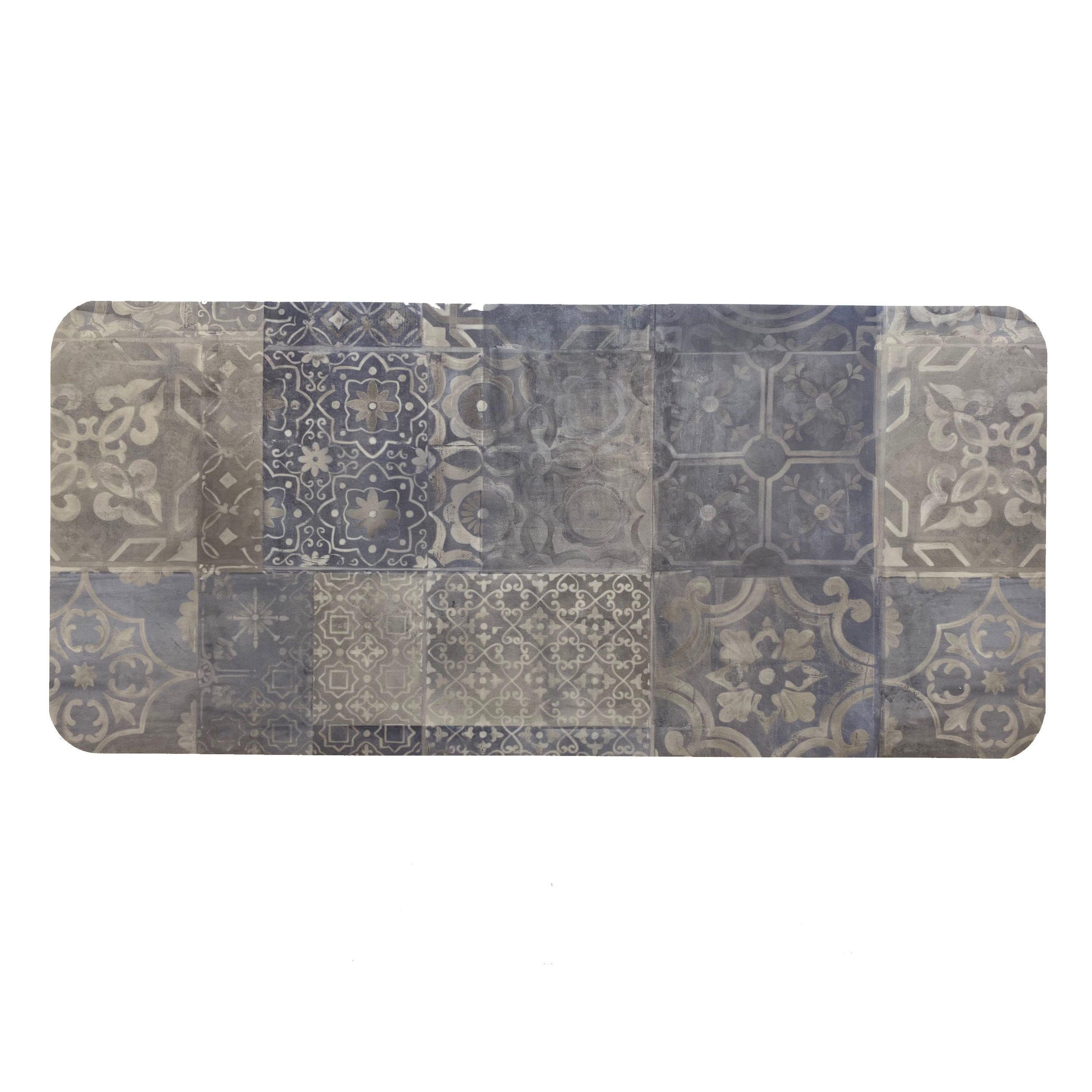 Tappeto Arredo Gattoni Blu con fondo antiscivolo 100% cotone - Maresca Tappeto Arredo Gattoni Blu con fondo antiscivolo 100% cotone - Maresca