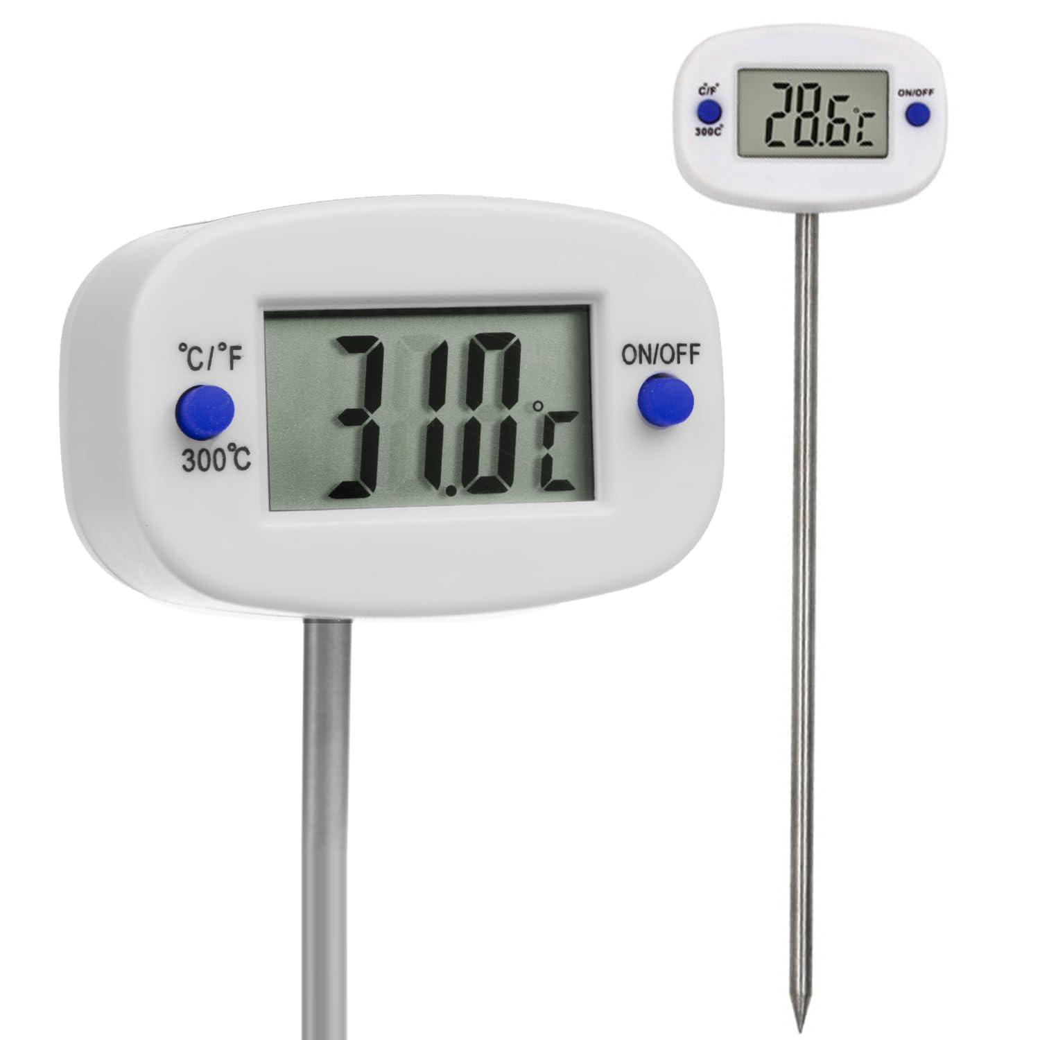 TA288 Termometr/sonda do żywności, długość sondy 15 cm, zakres temperatur od -50 st. C do +300 st. C, dokładność 0,1 st. C