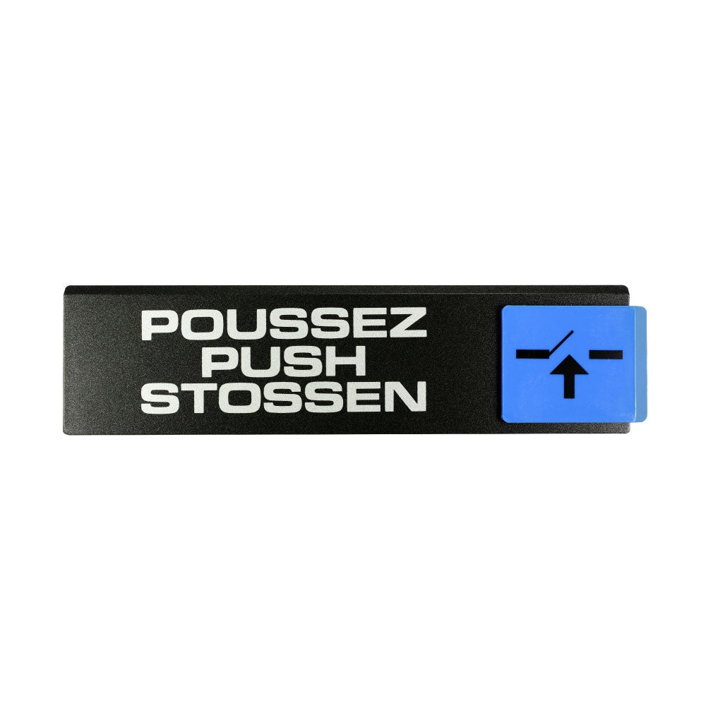 Poussez Handle Plaque de porte Poussez Push Stossen - Europe design 175x45mm - 4260563 ...
