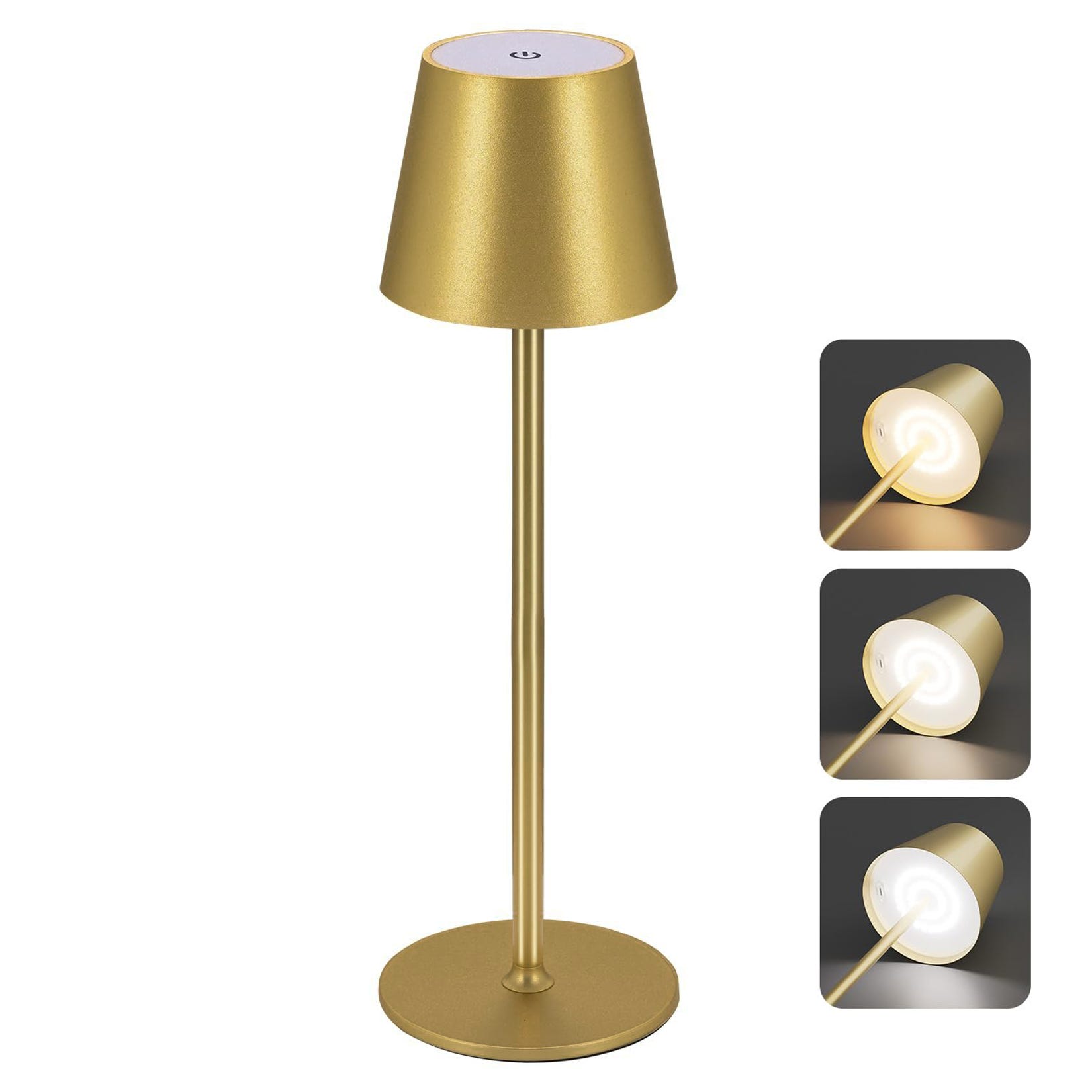 2 Lampade LED Da Tavolo Ricaricabili - Touch Dimmerabile, RGB, Impermeabili IP54 - Foto 11