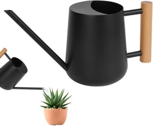 Mini Arrosoir 300 Ml Acier Inoxydable Noir Mat – Pulvérisateur Plantes D'Intérieur, Brumisateur Fine Pour Succulentes, Orchidées, Boutures