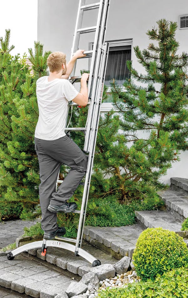 Echelle transformable 3x8 barreaux - Longueur déployée 5.21m - 7024724 - 4