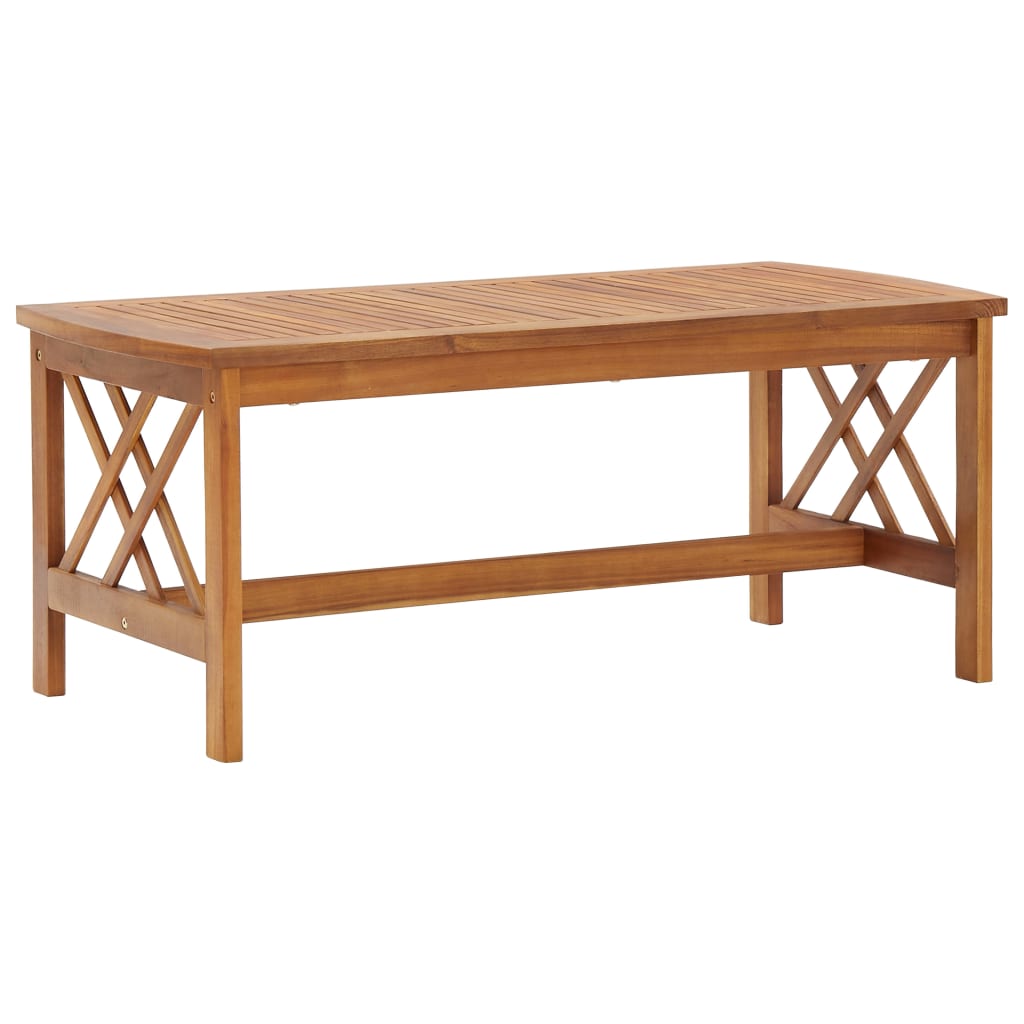 Maison Exclusive - Salon de jardin 2 pcs avec coussins bois d'acacia solide - 5