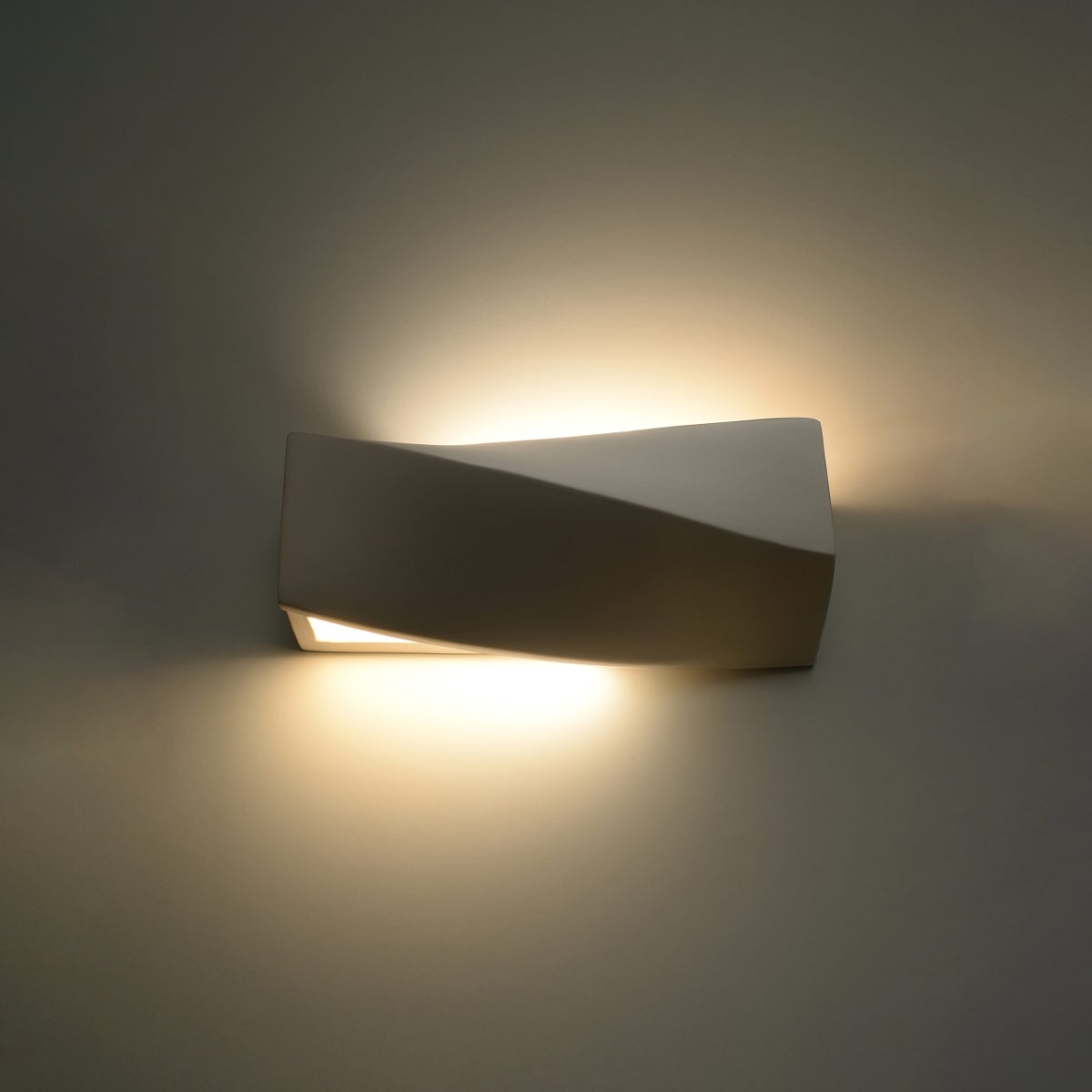 Kinkiet ceramiczny SIGMONIX MINI LED 3000K - 35x16x12cm Sollux