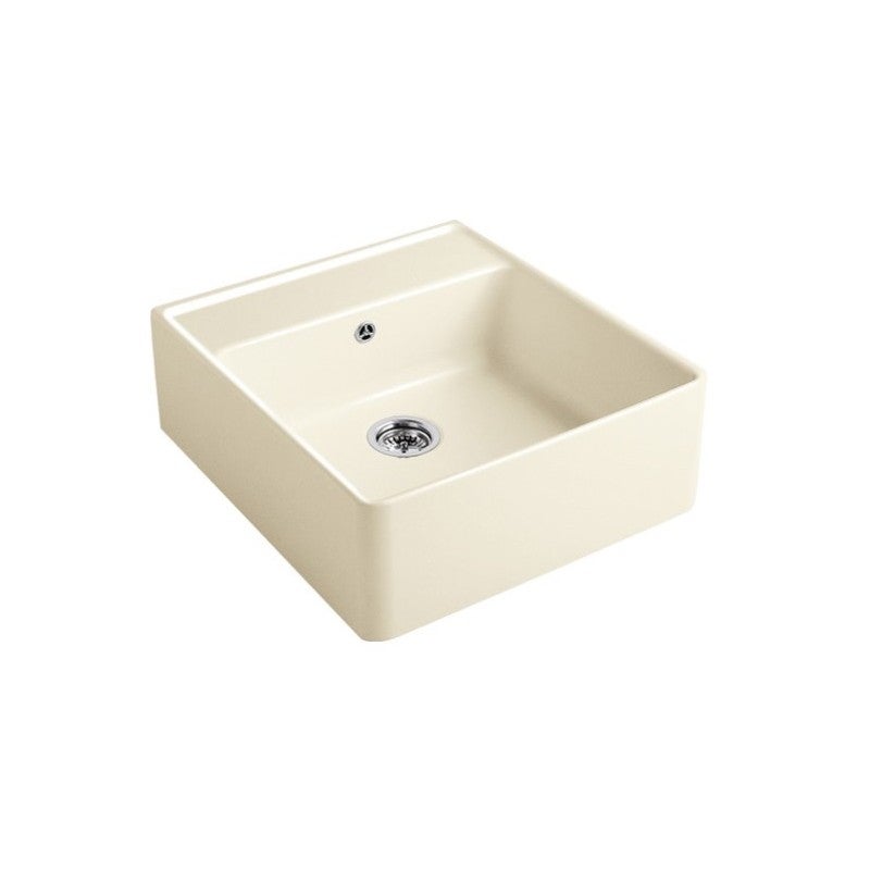 Villeroy et boch fregadero de oficina tradition creme ceramicplus con desagüe automático