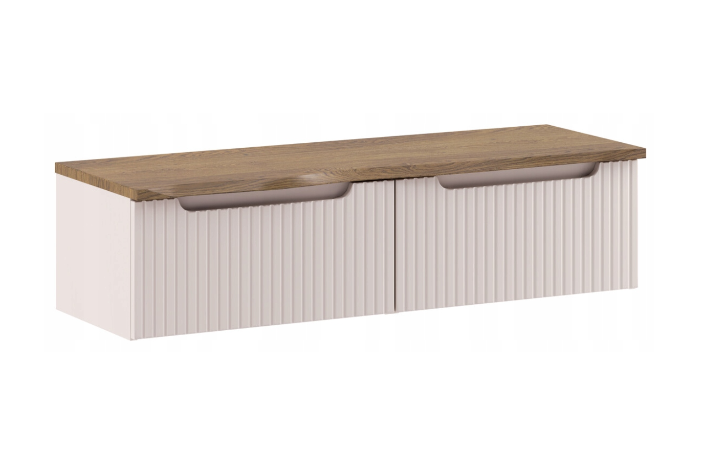 Szafka łazienkowa NOVA KASZMIR 120 cm z blatem ryflowana