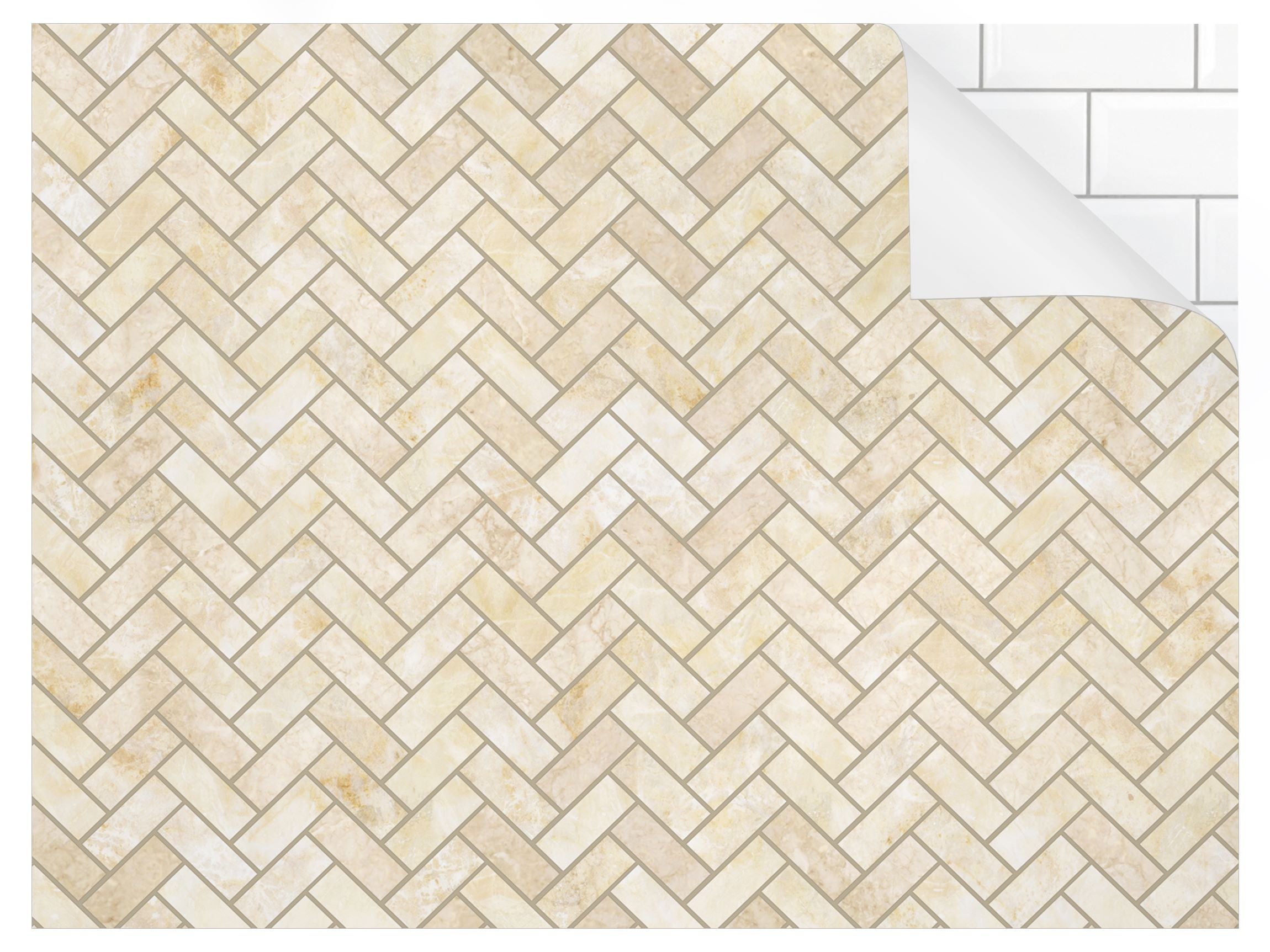 Crédence cuisine moderne crédence adhésive imperméable et résistant à l'huile autocollante sur mur et carrelage marbre jointures 100 x 50 cm - 7