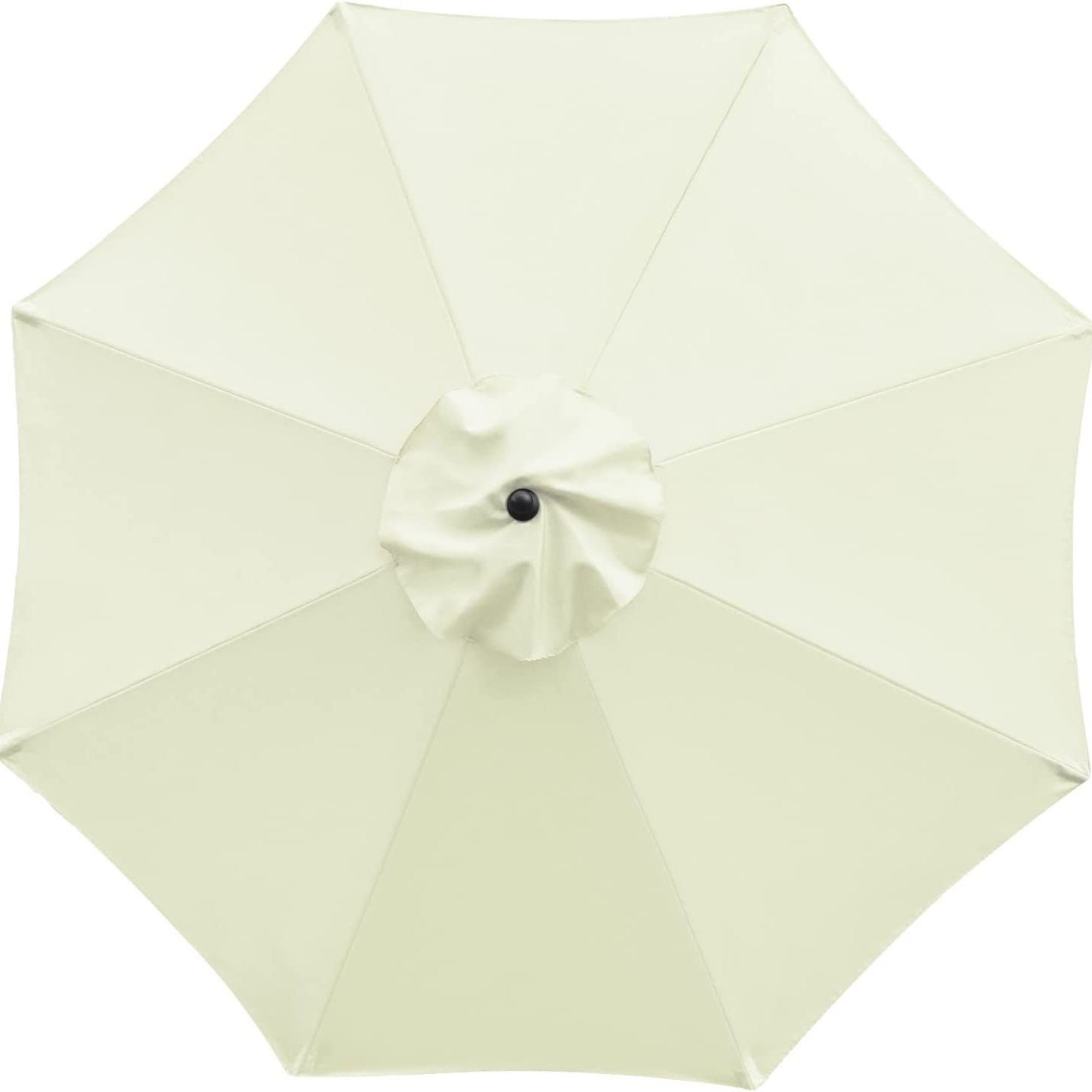 Zapasowa osłona parasola ogrodowego, 2,7 m, pasuje do 8 żeber (kremowo-biały)