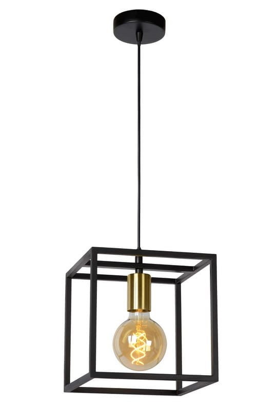 Lampa sufitowa Ruben czarno-złota 1xE27x40W wym: 150 x 22 x 22 cm metal Lucide
