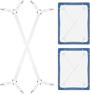 00 Ferma Lenzuola Triangolo Elastiche Cinghie Di Fissaggio - Foto 9