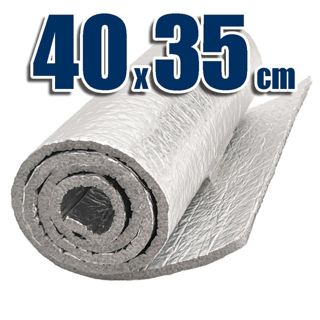 Panneau isolant thermique réfléchissant en mousse (40 x 35 cm) pour la chaleur et le froid. Polyvalent&nbsp;: caravanes, fourgons, maisons, bureaux...
