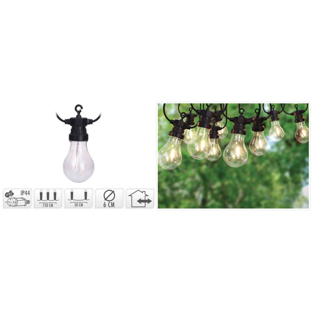 Girlanda Ogrodowa Świetlna Łańcuch 12,5m - 20 Led