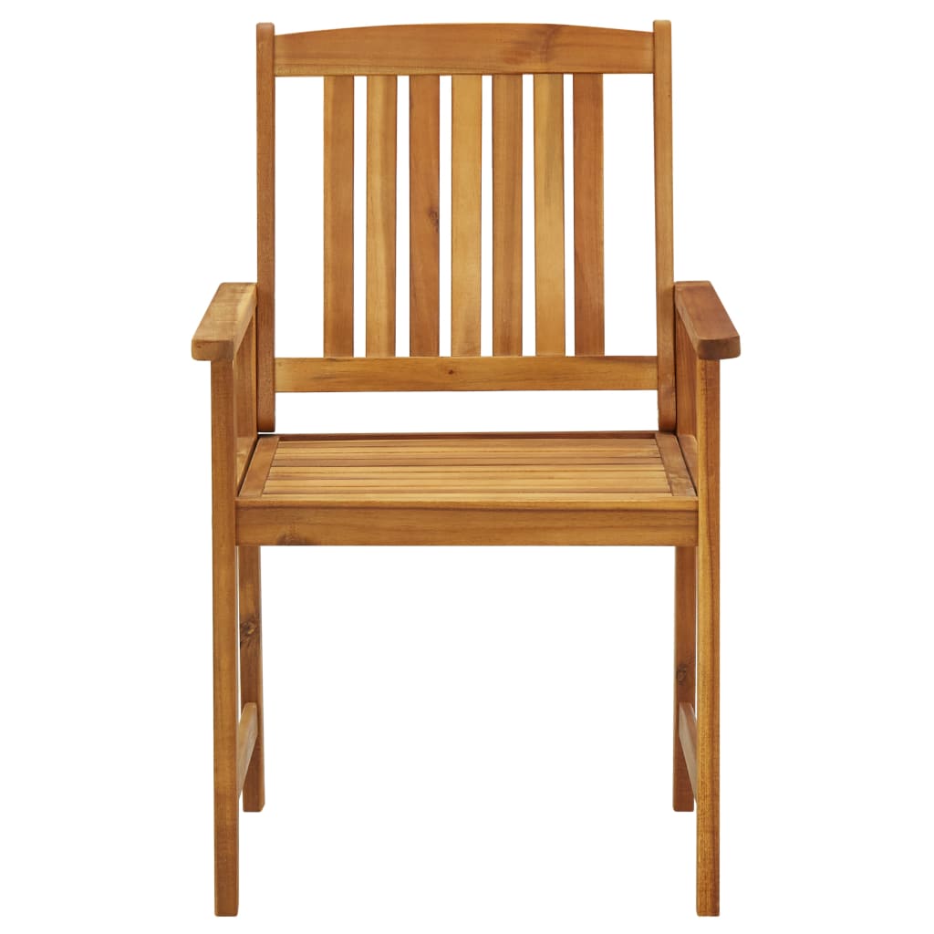 Chaise de jardin avec coussin Maison Exclusive en bois Marron - 5
