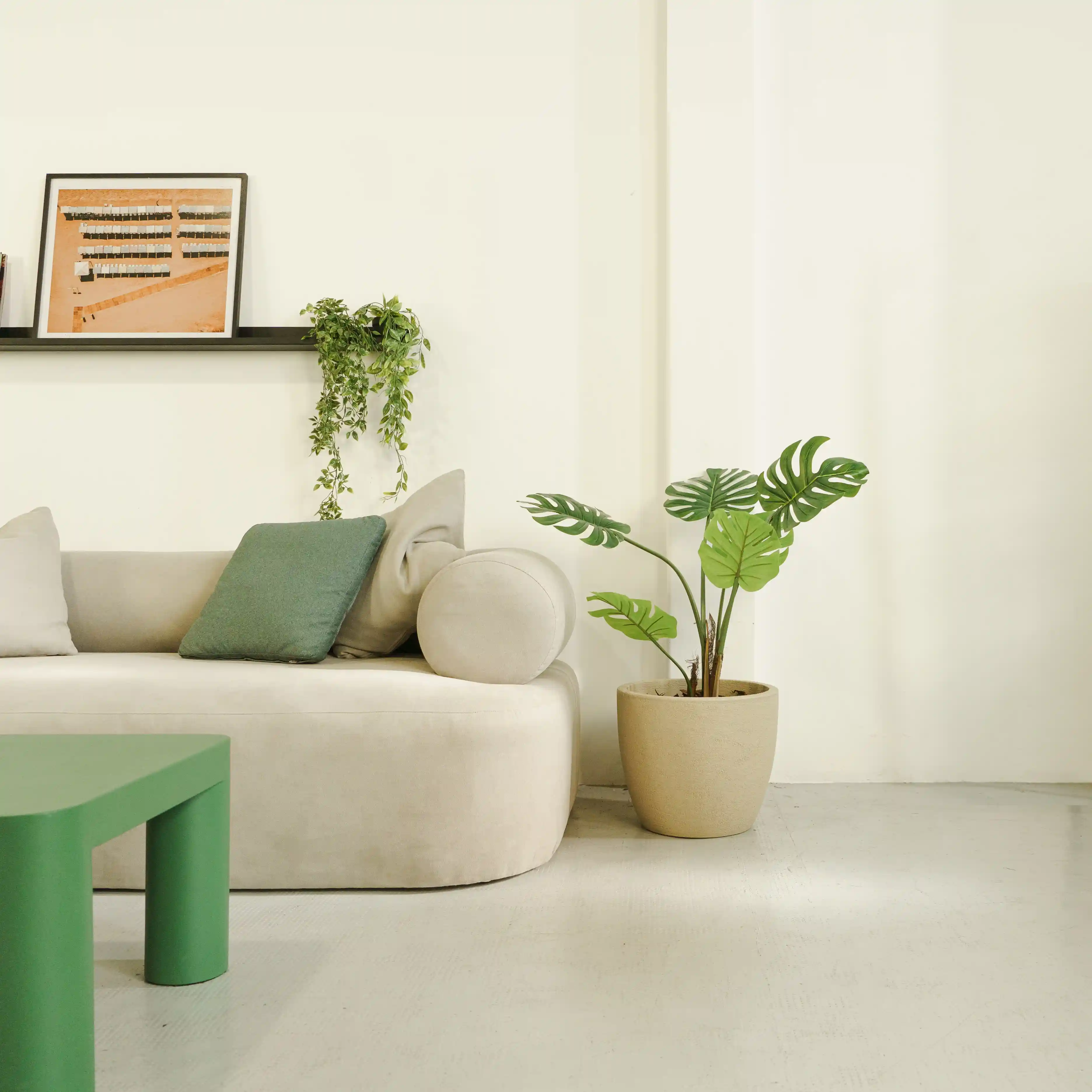 Planta Artificial Monstera 80 cm - Costilla de Adán Artificial Realista y Decorativa - Valyria Home - 2