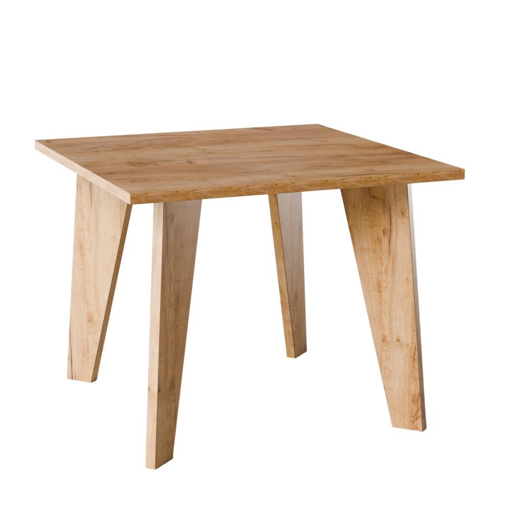 KOLM Stół OLEN 90 x 90 cm do kuchni, salonu, jadalni Dąb Craft