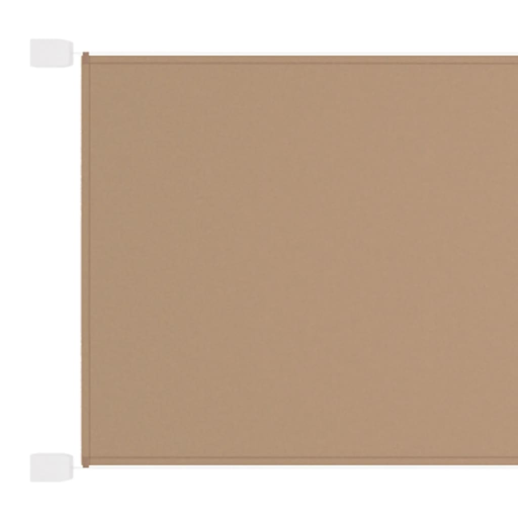 Auvent vertical Taupe 140x420 cm Tissu oxford - 2