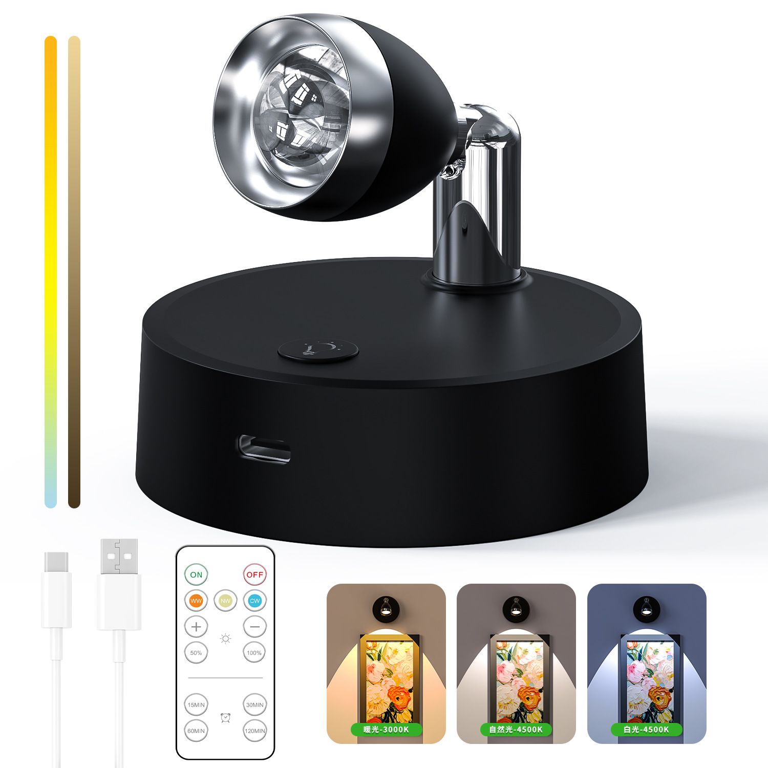 Lampada Sensore Batteria A Luci A Led Per L'illuminazione Da - Foto 9