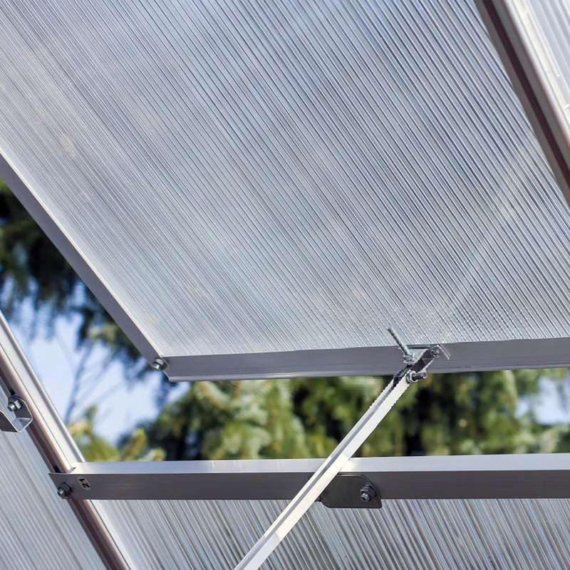 14x polycarbonate alvéolaire 4mm 10,25 m² plaque double paroi,plaque de serre,121 x 60.5cm - 8