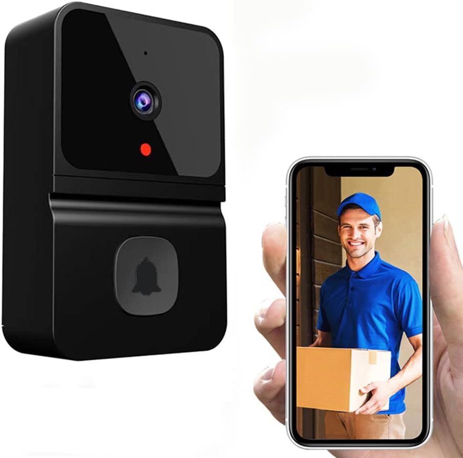 Timbre Videoportero WiFi 1080P - Resistente Al Agua IP65, Visión Nocturna, Comunicación Bidireccional, App Móvil