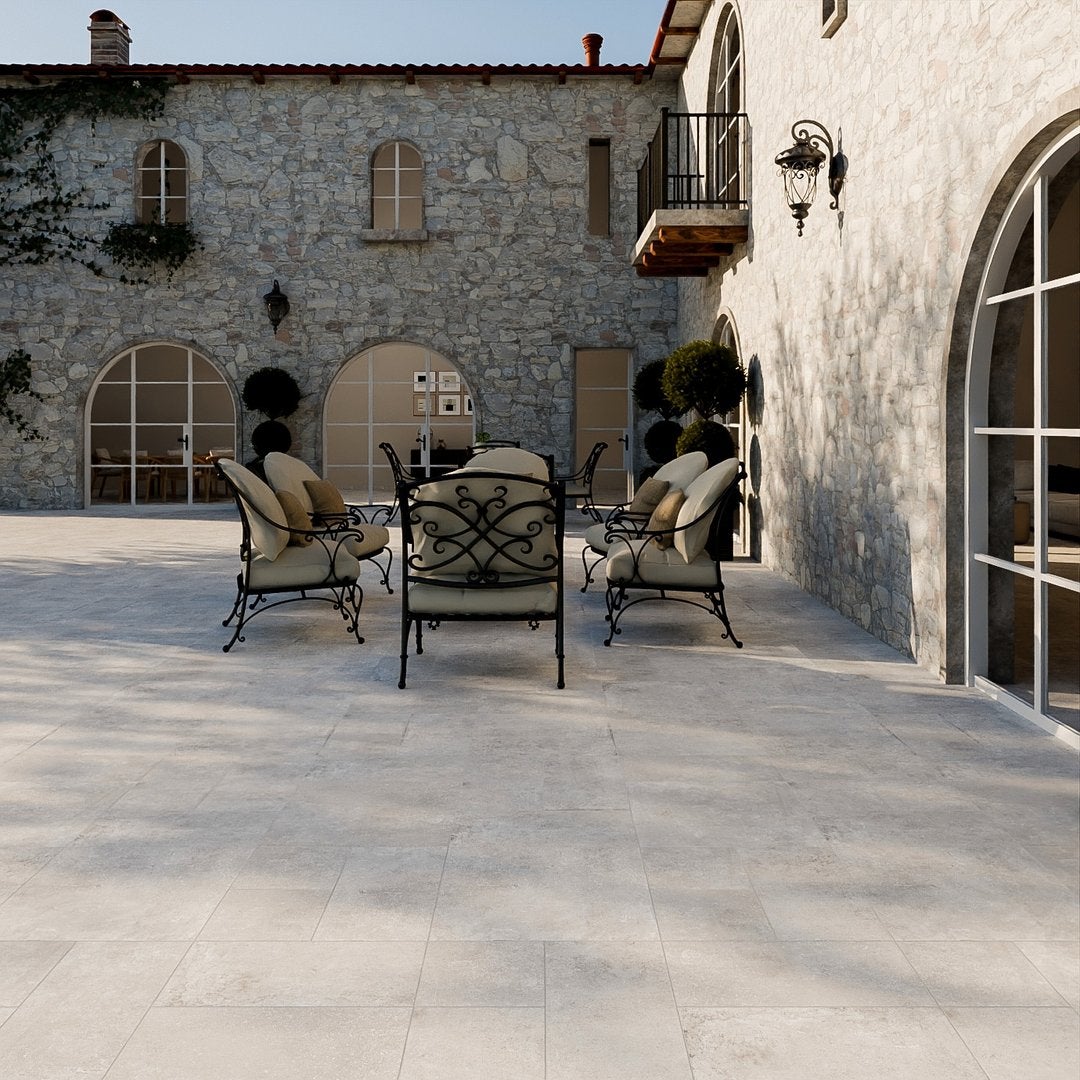 Pietra di Marsiglia Avorio Outdoor - Piastrelle 30,4x30,4 cm R11 9 mm - CSM 3000 30x30 GRIP R11 9 mm - 5