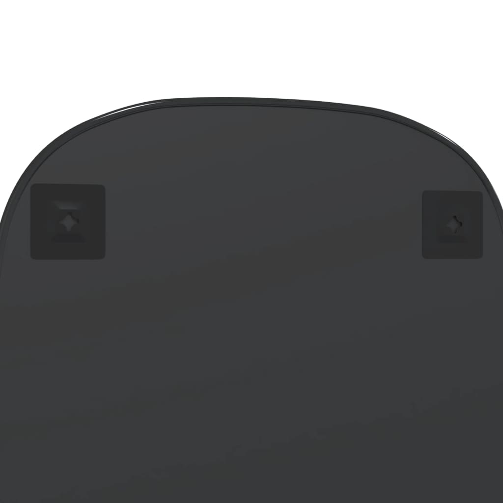 Miroir mural Noir 80x50 cm vidaXL - 5