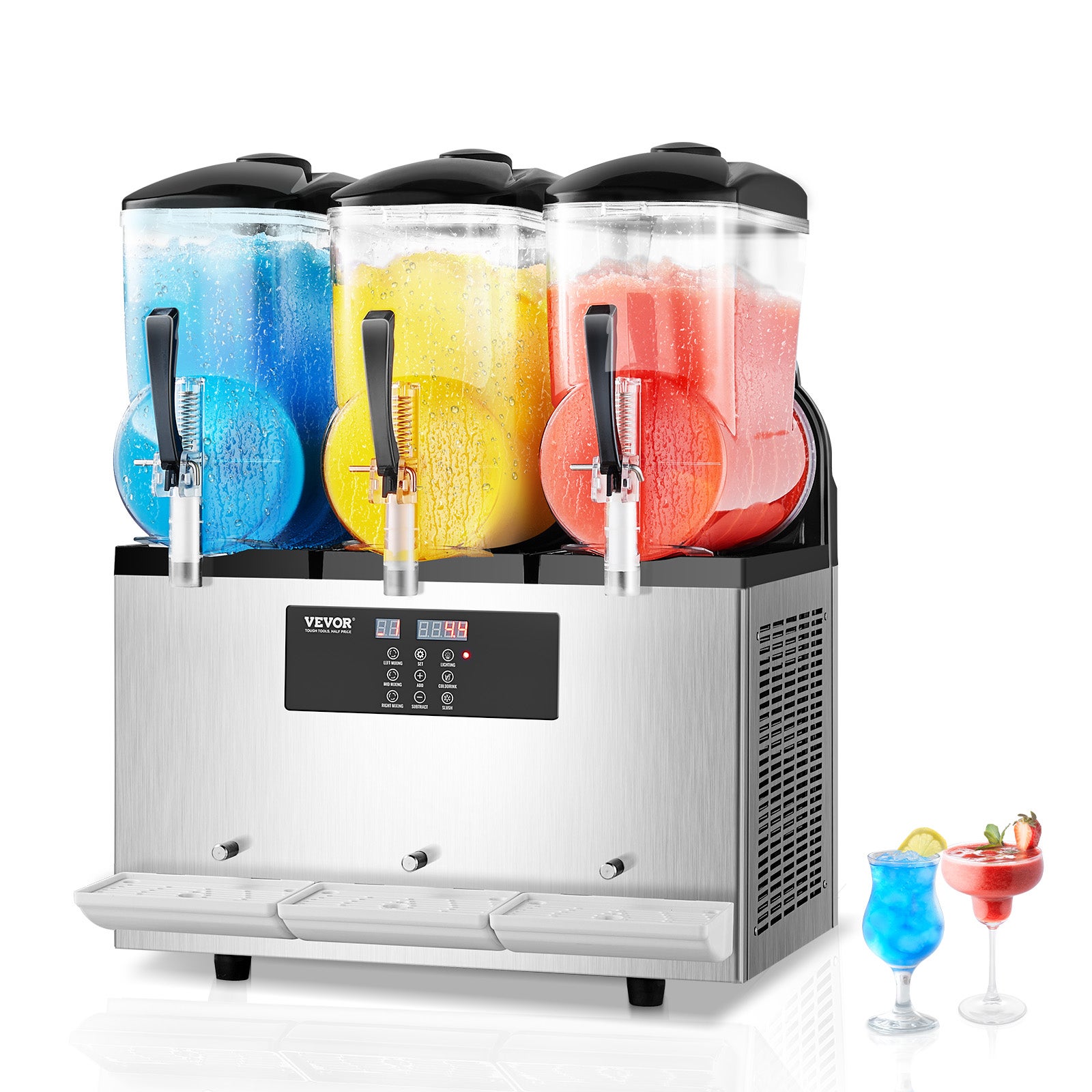12Lx3 Komercyjna maszyna do lodów pośniegowych Margarita Smoothie Drink Maker VEVOR