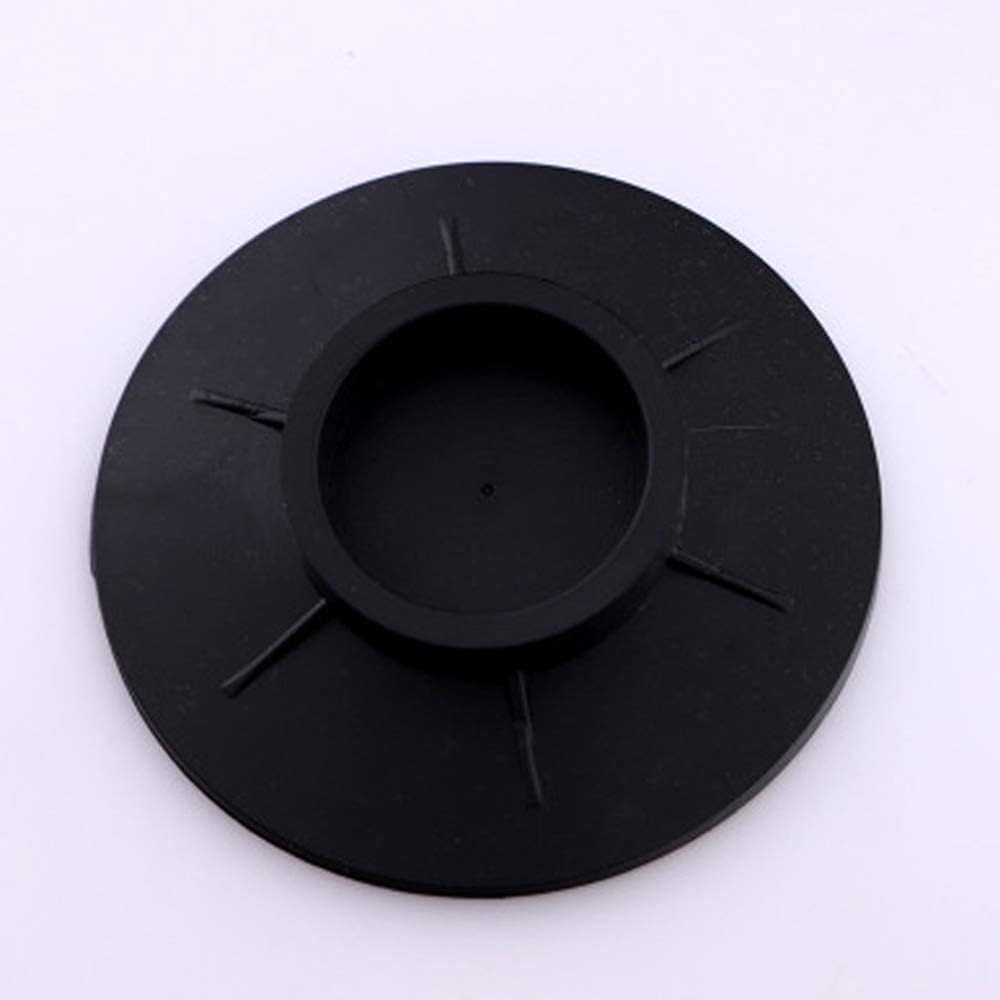 Tapis pour machine à laver - Lot de 4 pieds anti-vibrations, patins en caoutchouc anti-vibrations et amortisseurs - Convient aux sèche-linge - Noir - 6