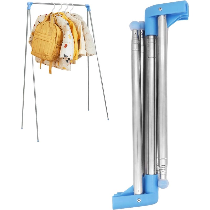 Rozkładany trójkąt na ubrania, przenośny, składany, regulowany, idealny do podróży, na kemping, do tańca, na wędrówki, do przechowywania