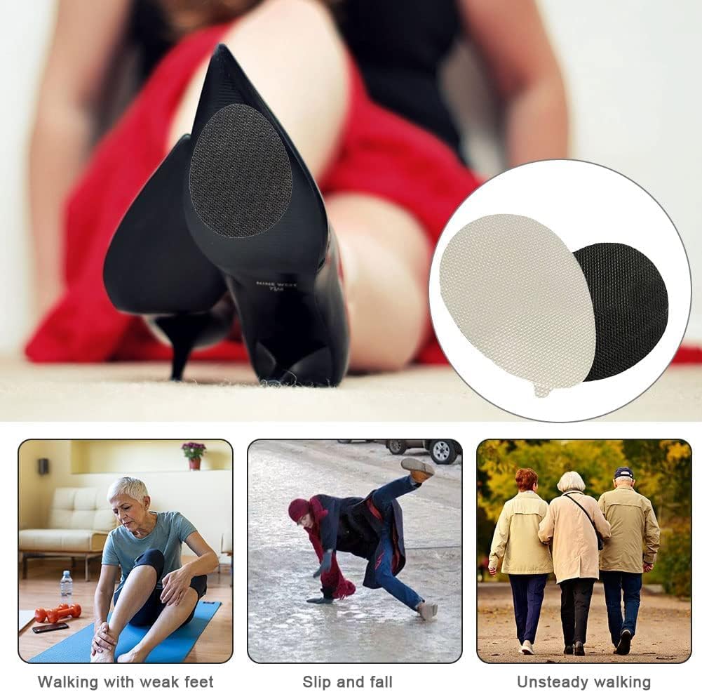 10 Pièces Patins Antidérapants Chaussures, Protecteur de Semelle de Chaussures, Semelles Auto-Adhésives Extérieure Chaussure pour Femmes Et Hommes - 4