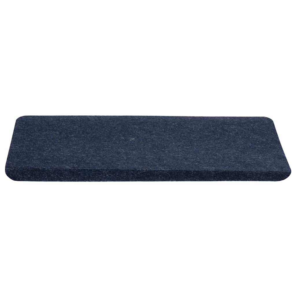 Tapis d'escalier auto-adhésifs 30 pcs | Paillasson d'escalier | Tapis de marche bleu 65x24,5x3,5 cm CFW127416 - 3