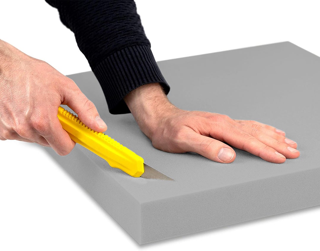 Plancha de Espuma Poliuretano Multiusos - Medida: 50 x 100 x 14 cm de Grosor - Dureza Media - Densidad 30 KG/m3 - 4