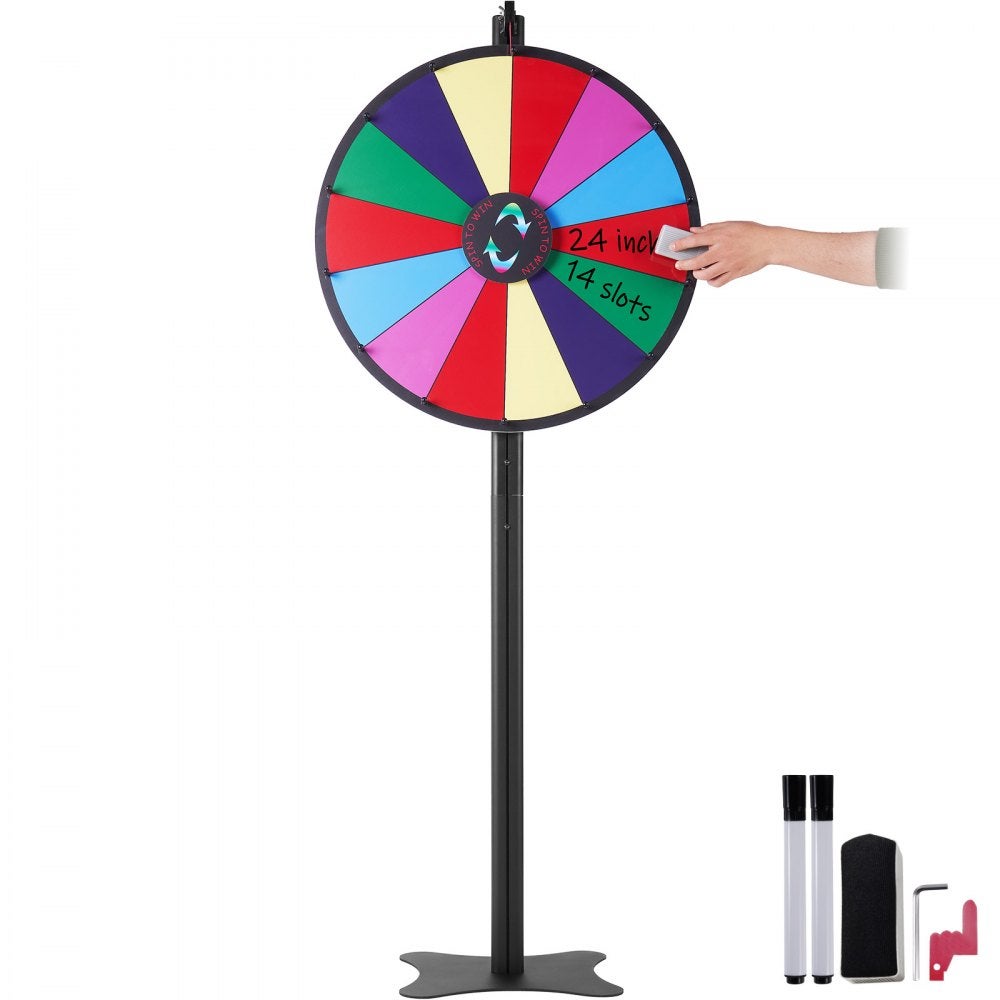 Roulette de Chance Professionnelle 24 pouces avec 14 secteurs ...