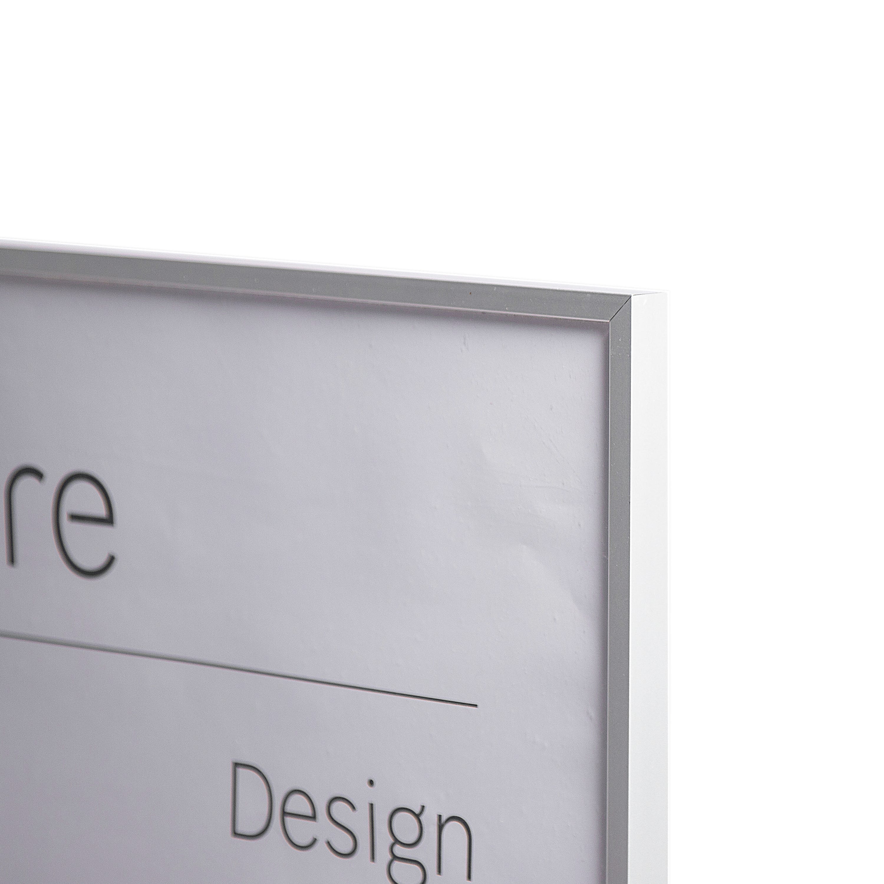 INSPIRE - Cadre photo DESIGN H.70 x l.50 cm - Aluminium - Argent - 5