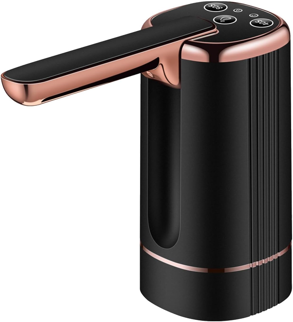 Elektryczna pompa do wody, elektryczny dozownik wody | Dozownik do butelek z wodą ładowany przez USB, składany dozownik do butelek z wodą, po
