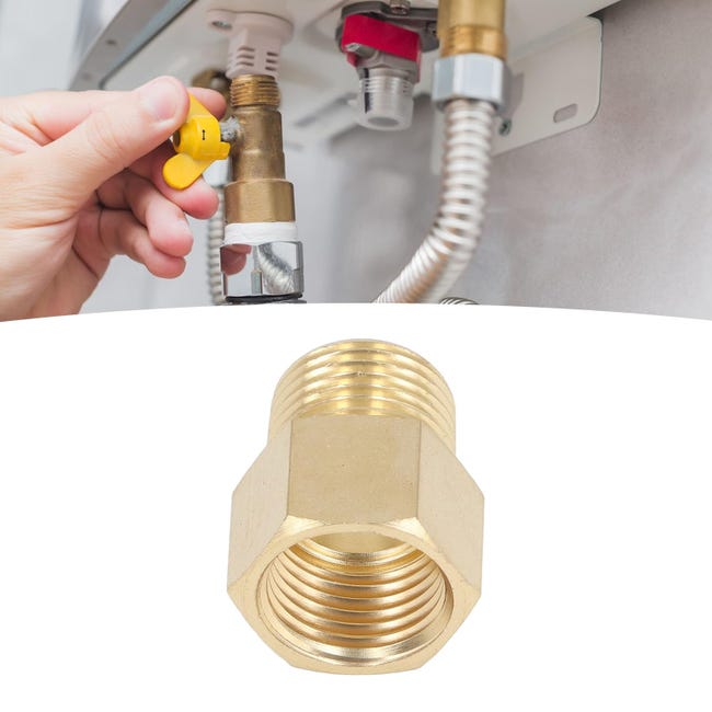 Raccordi filettati Connettori per tubi in ottone Raccordo per nipplo esagonale per tubi in ottone Adattatore per attacco rapido 1/8 1/4 3/8 1/2 3/4 1 BSP Filettatura maschio-maschio Connettore per ac Raccordi filettati Connettori per tubi in ottone Raccordo per nipplo esagonale per tubi in ottone Adattatore per attacco rapido 1/8 1/4 3/8 1/2 3/4 1 BSP Filettatura maschio-maschio Connettore per ac