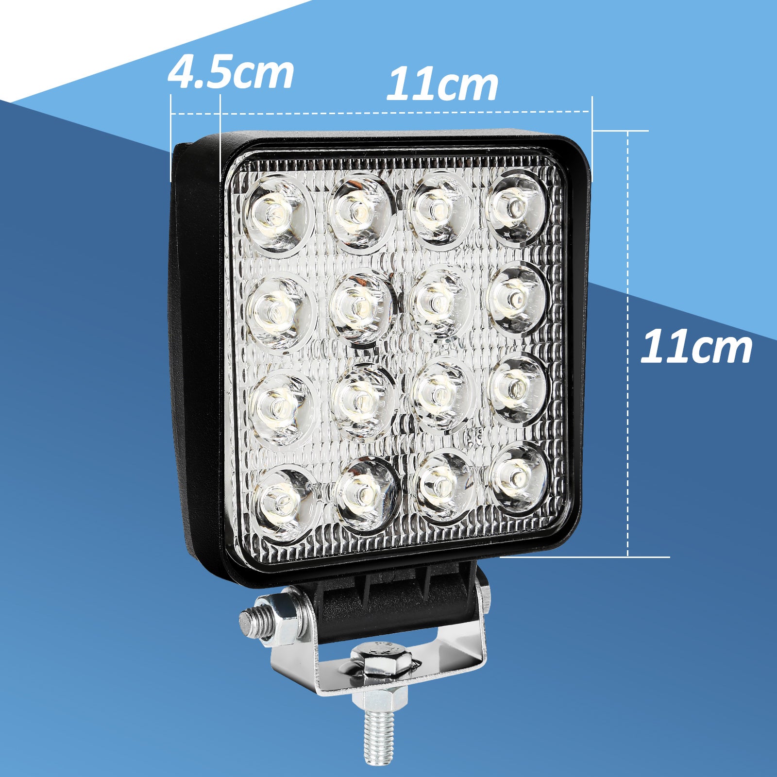 Fari A LED LEEPEE 12-24V Per Auto Moto Camion Barca Trattore Rimorchio Luce Di Lavoro Fuoristrada 36w Faretto Da - Foto 3