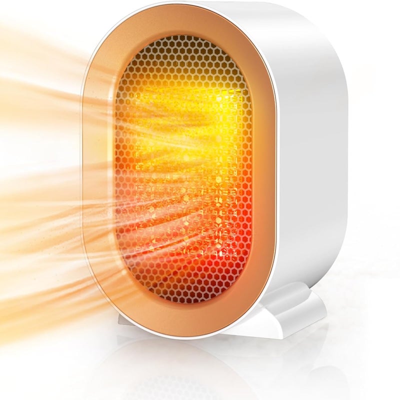 Biały grzejnik 13*12*20 cm 1 mały grzejnik z zabezpieczeniem przed przegrzaniem i przewróceniem, odpowiedni do łazienki, domu i biura