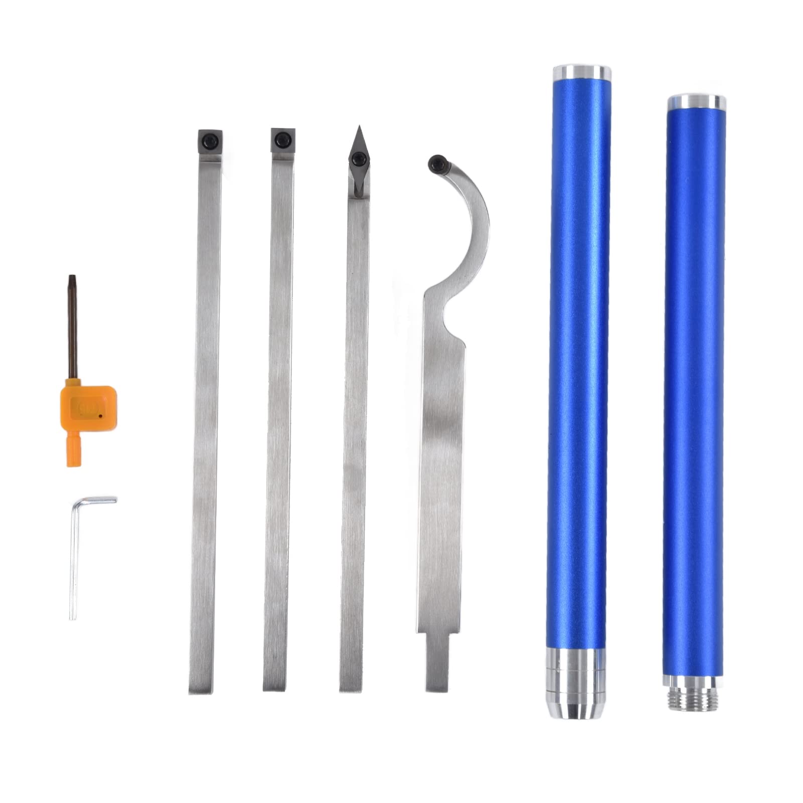 Set Utensili Per Tornio Metallico - Portautensili Con Chiave, Per Taglio E Lavorazione - Foto 7