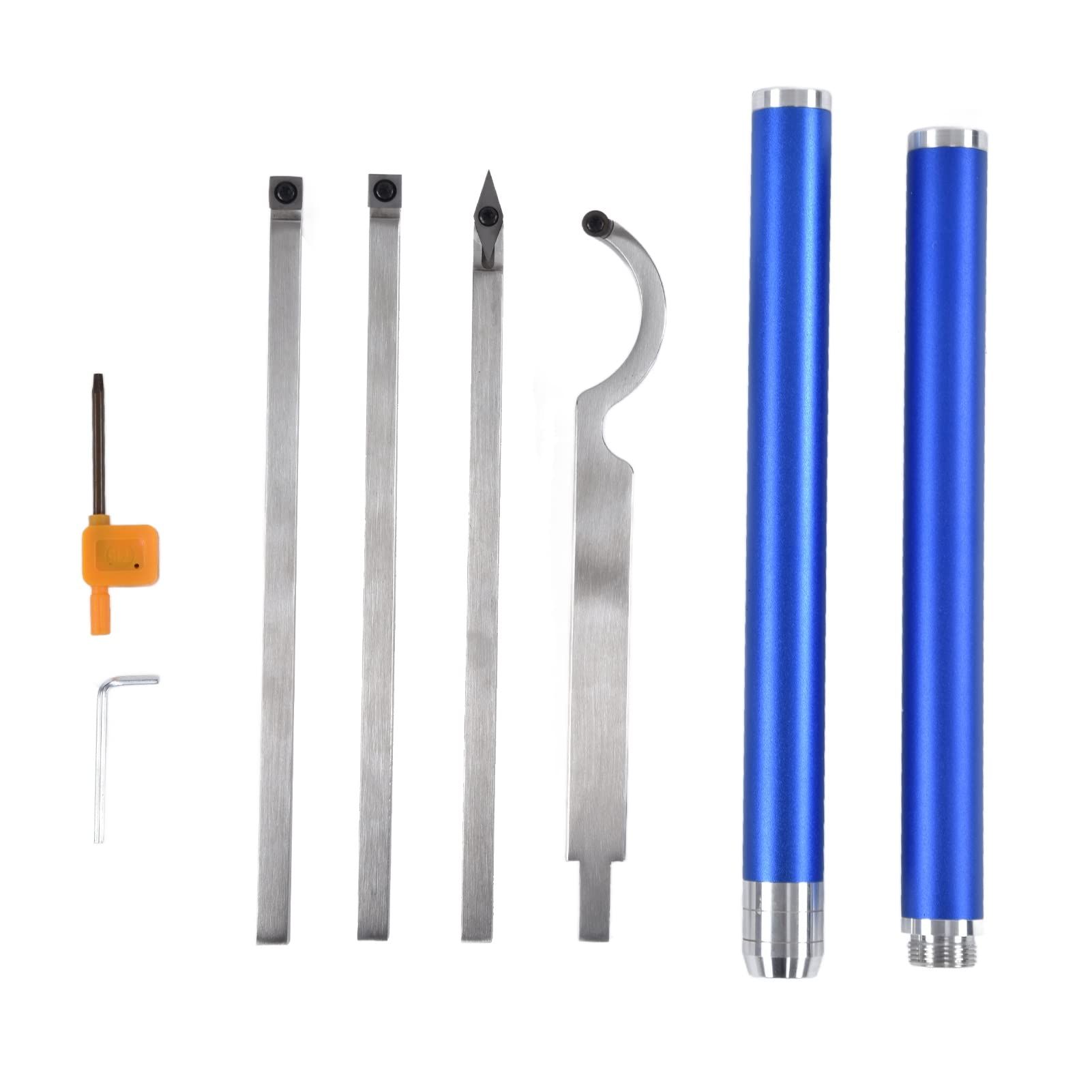 Set Utensili Per Tornio Metallico - Portautensili Con Chiave, Per Taglio E Lavorazione - Foto 7