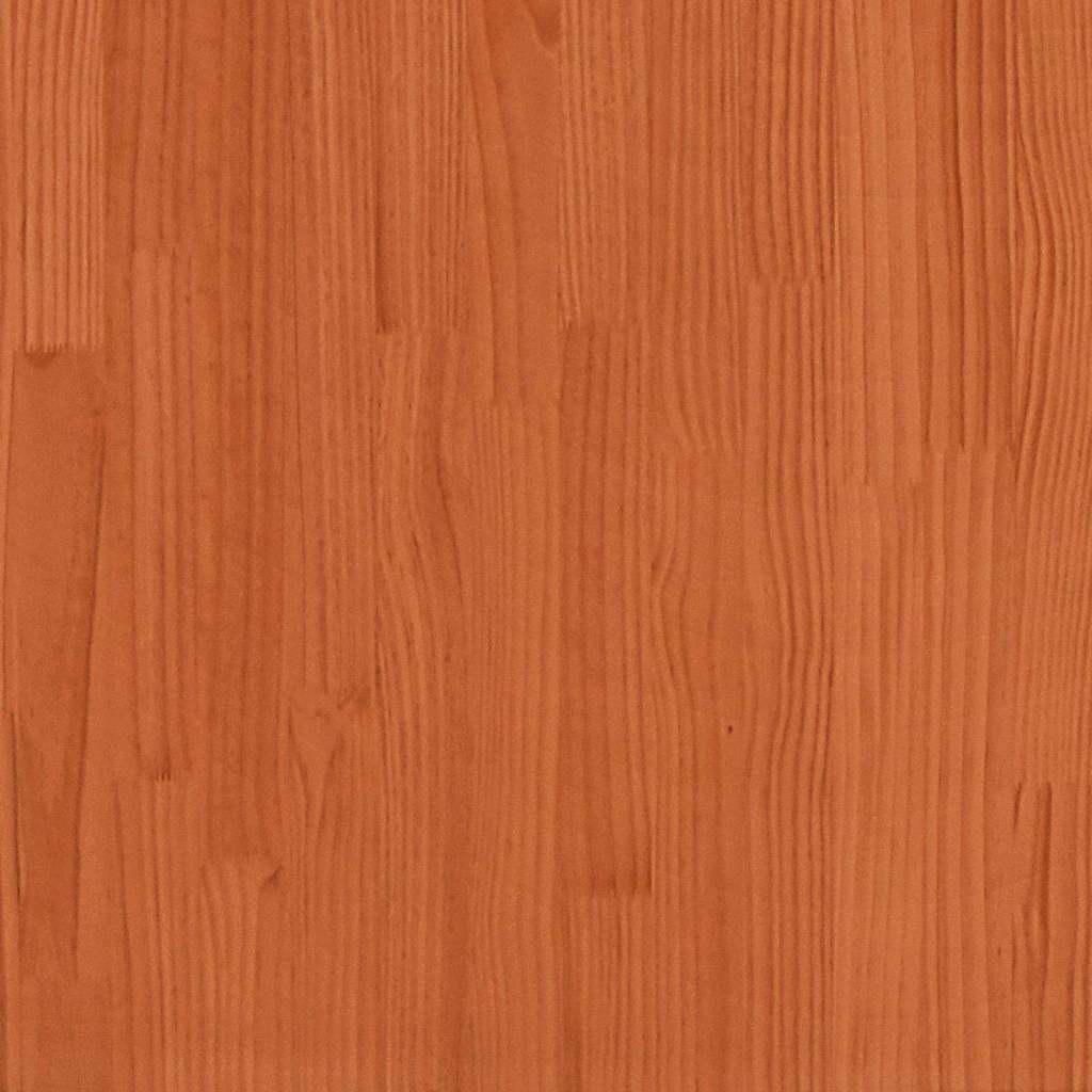 Cadre de lit superposé triple, marron ciré, 160 × 200 cm - 8