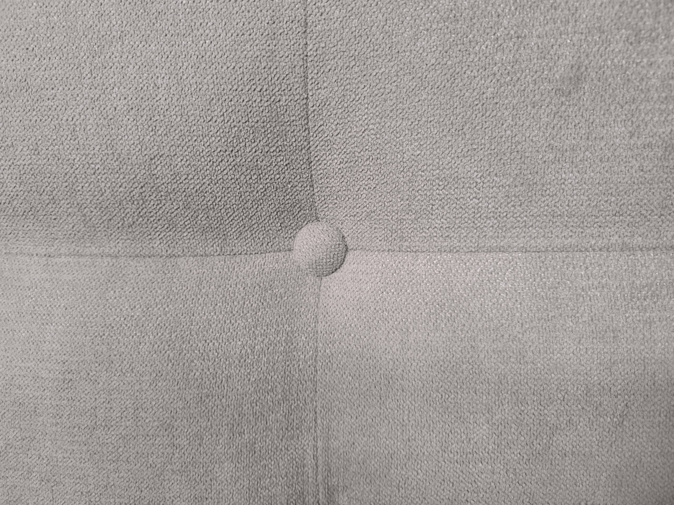 DECORQUALITY Cabecero Cama TEXAS BUTTON DELUXE Cabezal Tapizado en tejido Antimanchas Beige 135*70 CM - 3