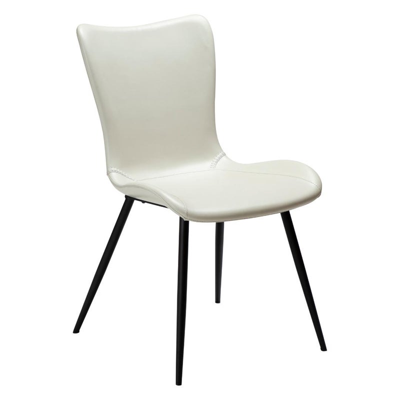 Medusa Dan-Form krzesło stołowe PU skóra sztuczna biały.