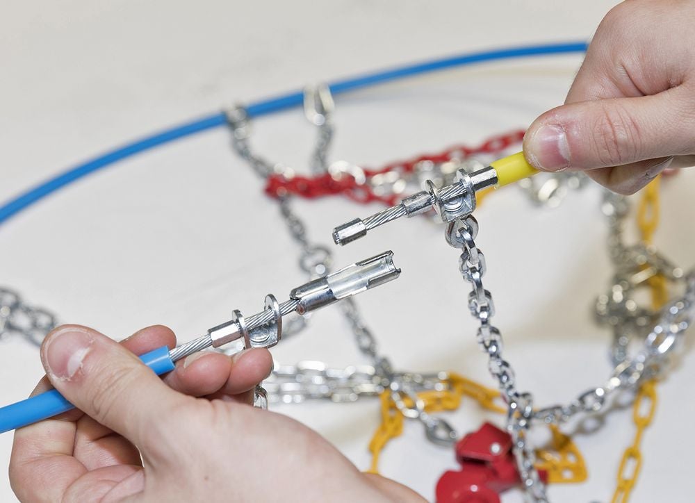 Set due pezzi catene da neve 9 mm Gruppo 130 - 9